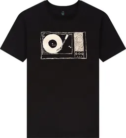 ilovemixtapes ilovemixtapes Plattenspieler Siebdruck Unisex T-Shirt – Produktbild 1 von 1