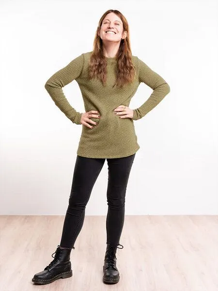Bleed Bleed Wormseeker Pullover Braun/ Gelb – Produktbild 4 von 4