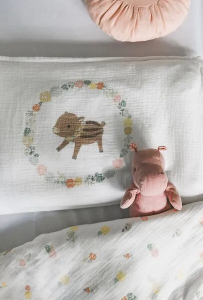 Little Boar Little Boar Kinder Bettwäsche Forest & Flowers – Produktbild 2 von 7