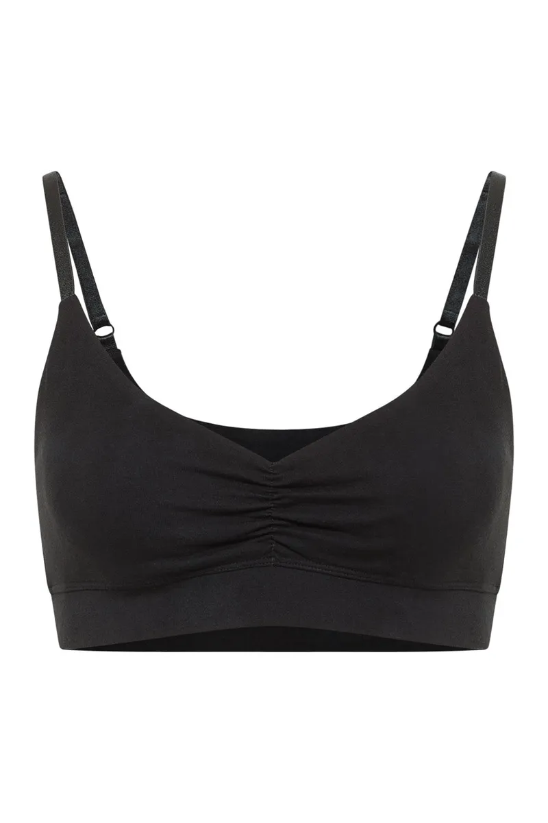 Tranquillo Jersey-BH Nolaa aus Tencel™ modal - black / L – Produktbild 1 von 2