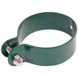 Alberts ALBERTS Schelle, Befest. v.Streben u.Spannbrücken an Pfosten, fvz, grün, Ø76mm, Breite25mm – Produktbild 1 von 1