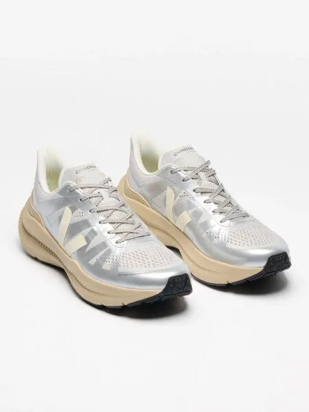 Veja Veja Damen Sneaker Vegan - Condor 3 Advanced Engineered-Mesh, Silver cashew almond (grau), – Produktbild 3 von 4