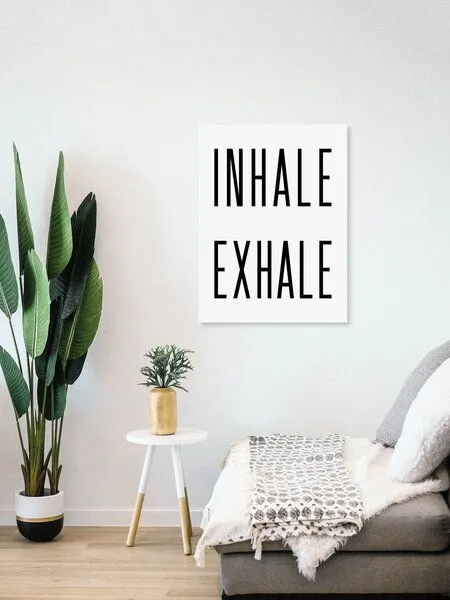 Photocircle Photocircle Poster / Leinwandbild - Inhale Exhale No6 – Produktbild 4 von 4