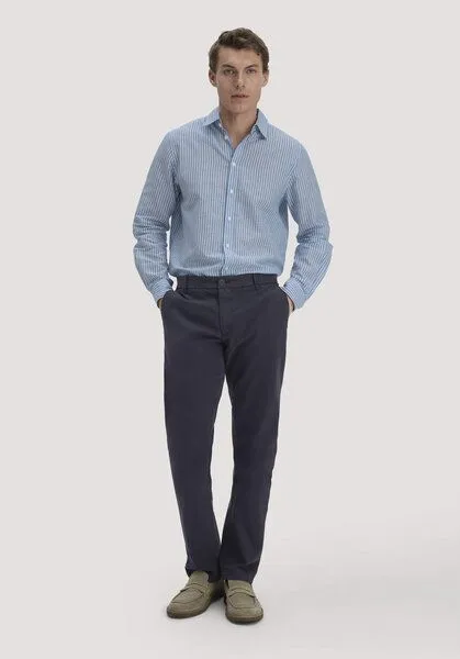 hessnatur hessnatur Chino LENN Regular aus Bio-Baumwolle, Marine, – Produktbild 6 von 6