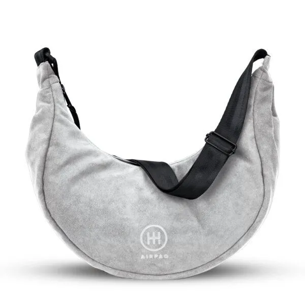 Airpaq Airpaq Moonbag Mini aus Lederimitat, Grau, – Produktbild 1 von 4