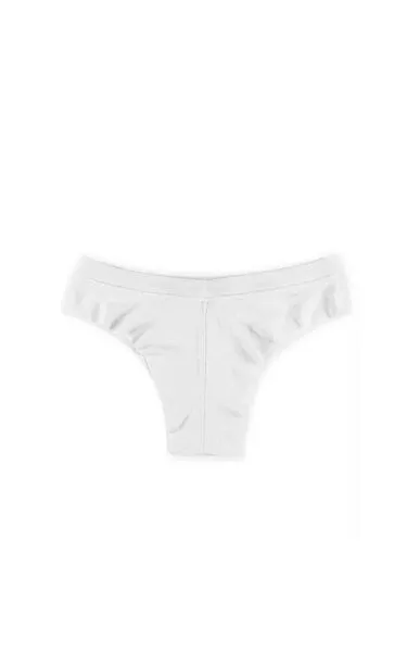 CASAGiN CASAGiN Brasilianischer Damen-Slip mit Laserschnitt | 100% fair produziert in Italien, Weiß, – Produktbild 1 von 1
