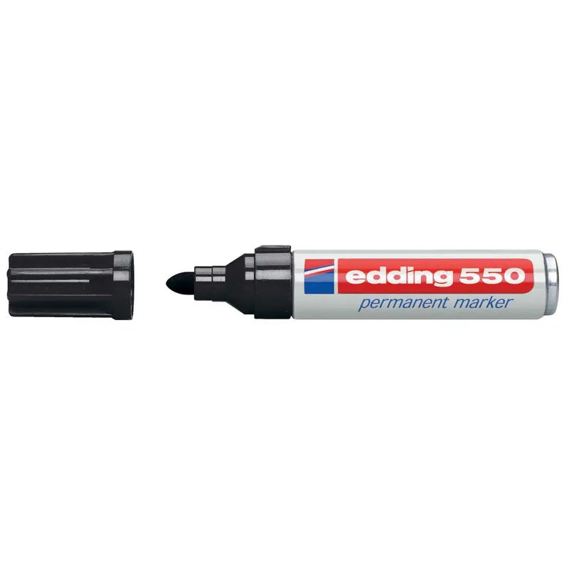 Edding Edding Permanetmarker "550" schwarz – Produktbild 3 von 4
