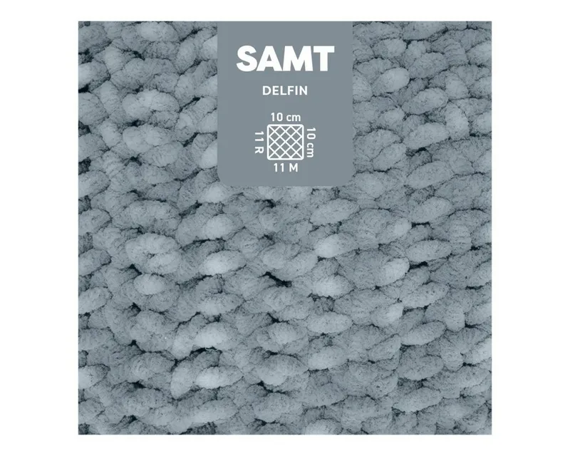 myboshi Samt, 100% Polyester Häkelwolle, Delfin, – Produktbild 1 von 2