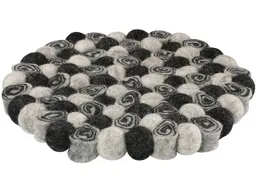 cilio cilio Untersetzer "LANA" aus Schafwolle, Ø 21 cm, bis 100°C, anthracite – Produktbild 1 von 1