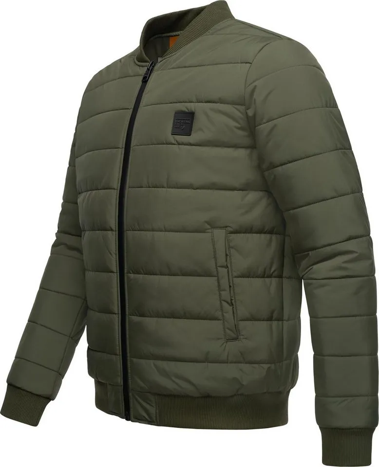 ragwear ragwear Bomberjacke Boomber Leichte wasserdichte Herren Übergangsjacke, Grün, – Produktbild 3 von 5