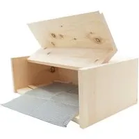 4betterdays 4betterdays Brotkasten aus Zirbenholz mit Zirbenholz-Gitter inkl. Bienenwachstuch – Produktbild 1 von 1