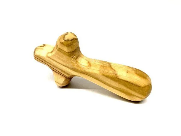 Olivenholz erleben Olivenholz erleben Handkreuz (7 cm) aus Olivenholz – Produktbild 2 von 3