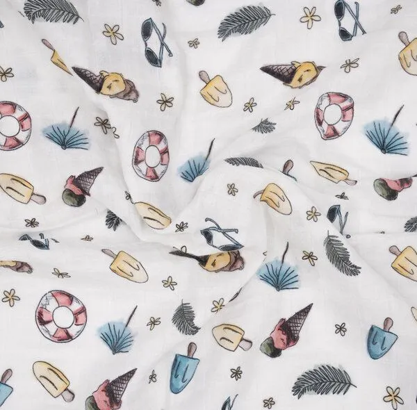 Hutch&Putch Hutch&Putch Mulltuch Bio Baumwolle • Beach Day – Produktbild 2 von 4