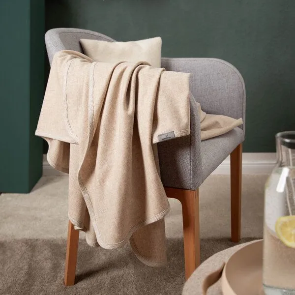 nahtur-design nahtur-design Sommerdecke "Leichtloden" | Natürliche Wärme für jeden Tag, Beige, – Produktbild 1 von 4