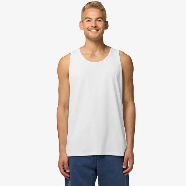 YTWOO YTWOO 3x Regular Herren Tanktop, Weiß-schwarz-navy, – Produktbild 2 von 2