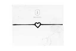 BeWooden BeWooden Holz-Schnurarmband Herz – Schwarze Linie – Produktbild 1 von 1