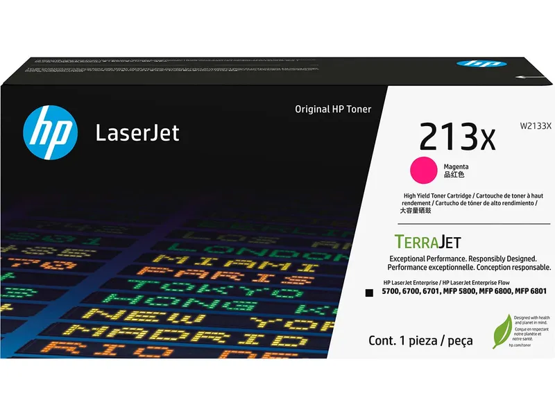 Hewlett Packard HP Druckkassette W2133X, Nr. 213X magenta – Produktbild 1 von 1