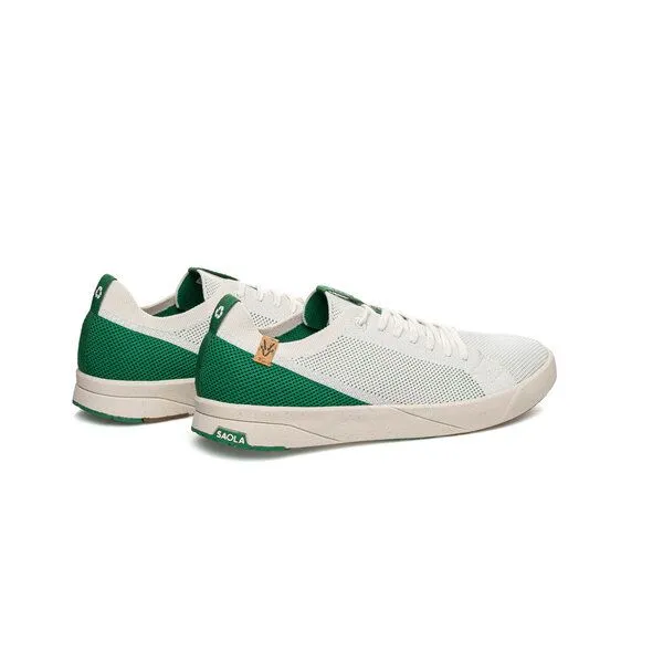 SAOLA SAOLA Vegane Sneakers - ultra leicht und komfortabel - CANNON KNIT 2.0 M, White forest, – Produktbild 3 von 4