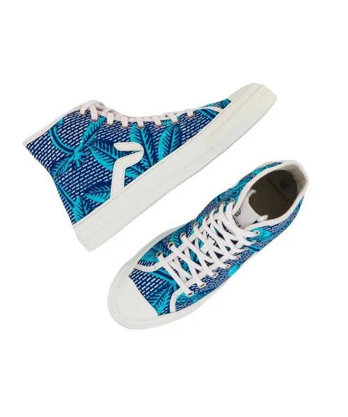 PANAFRICA PANAFRICA Atlas - African Fair Trade Sneaker, Java (blau), – Produktbild 3 von 4