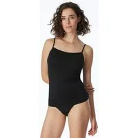 Schiesser Schiesser 2er Pack Spaghetti-Top Organic Cotton 95/5, Schwarz, – Produktbild 1 von 1