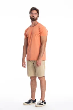 RAVENS VIEW IBIZA RAVENS VIEW IBIZA Herren vegan T-Shirt Rundhalsausschnitt Wild Apricot – Produktbild 1 von 1