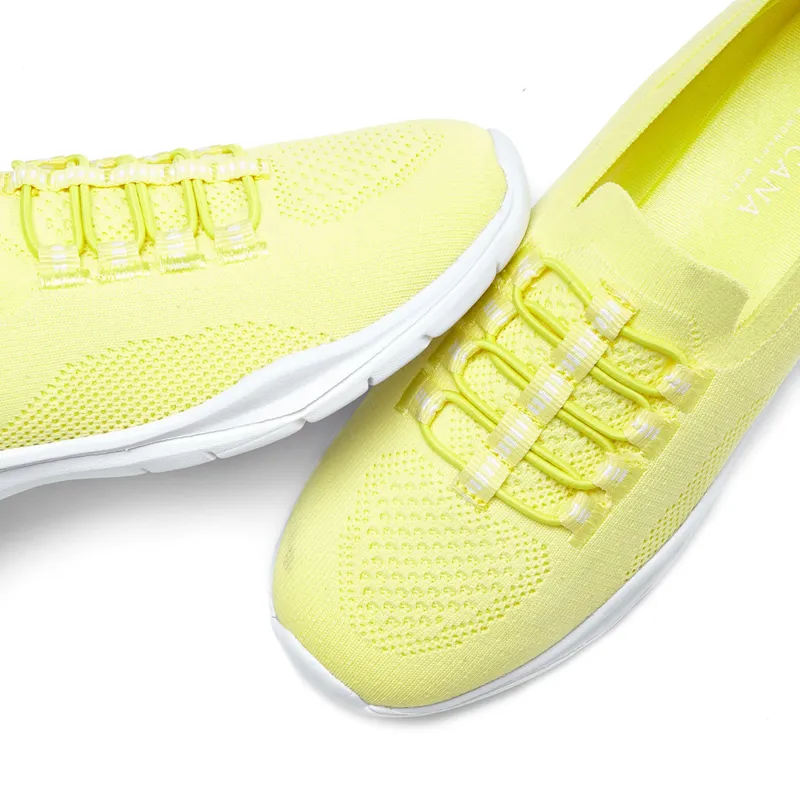 Lascana Sneaker, Hellgelb, – Produktbild 3 von 3