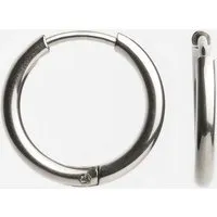 ALEXASCHA ALEXASCHA Creolen aus Edelstahl | Wasserfeste Ohrringe mit Klickverschluss | Silber, Gold, Roségold, Silber, – Produktbild 1 von 1
