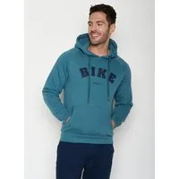 GreenBomb GREENBOMB Bike Travel Trek - Hoodie aus Bio-Baumwolle mit Raglan-Arm / hochwertiger Print / GOTS / Fair & Vegan – Produktbild 1 von 1
