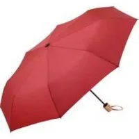 FARE FARE Mini-Taschenschirm Sicherheitsschieber Gerader Griff mit Einkaufstasche, Rot, – Produktbild 1 von 1