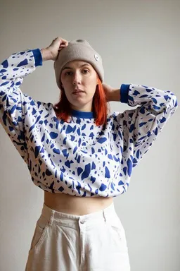 Ecostories Ecostories Oversized Sweatshirt Terrazzo – Produktbild 1 von 1