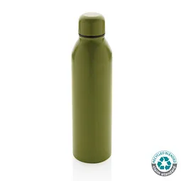 XD Collection RCS recycelte Stainless Steel Vakuumflasche, grün, Grün, – Produktbild 1 von 1