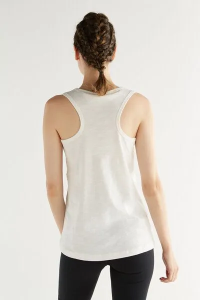 Leela Cotton 1 oder 2er Pack Damen Tank Top aus Bio-Baumwolle 1225 "Leela Cotton", Weiß, – Produktbild 3 von 3