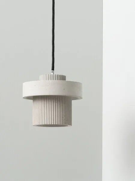 GANTlights Pendelleuchte up and down plissiert Lampe GANTlights S9, Hell, – Produktbild 1 von 4