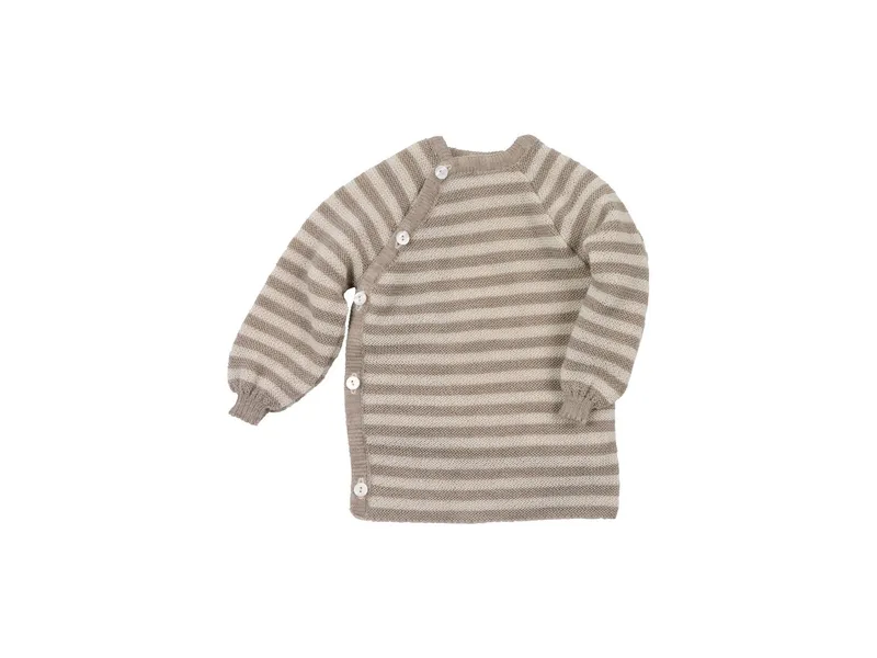 Reiff Strickwaren Reiff Strickwaren Baby Jacke Schlüttli Bio-Merinowolle, Natur, braun, – Produktbild 1 von 2