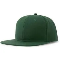Atlantis Headwear Atlantis Headwear Basecap Kappe Cappy Atlantis Streetwear-Style Flacher Schirm mit Kunststoffverschluss Snap Back, Bottle green, – Produktbild 1 von 1