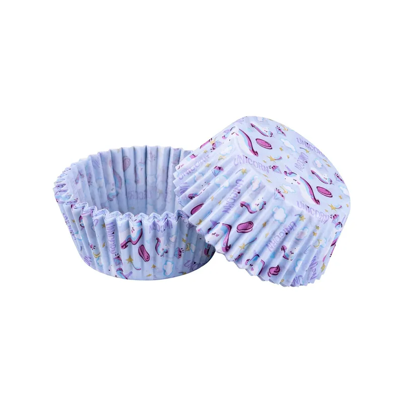 ZENKER Zenker Muffinförmchen Einhorn, Ø5cm, 50 Stk. – Produktbild 1 von 3