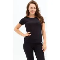 KOKOworld KOKOworld T-Shirt FINE ECOVERO Viskose, Black echoes (schwarz), – Produktbild 1 von 1