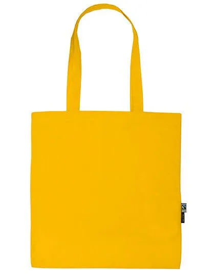 Neutral Neutral Baumwolltasche Einkaufstasche Shopper Lange Henkel 38 x 42 cm, Gelb, – Produktbild 2 von 3