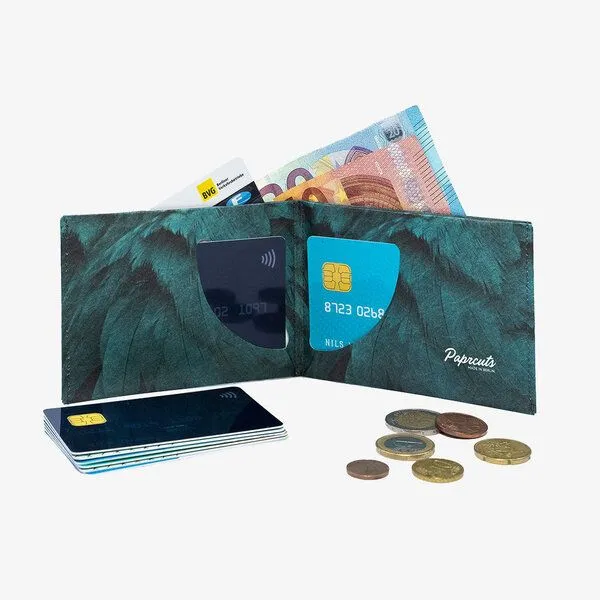 paprcuts paprcuts RFID Portemonnaie, Ara (grün), – Produktbild 2 von 3