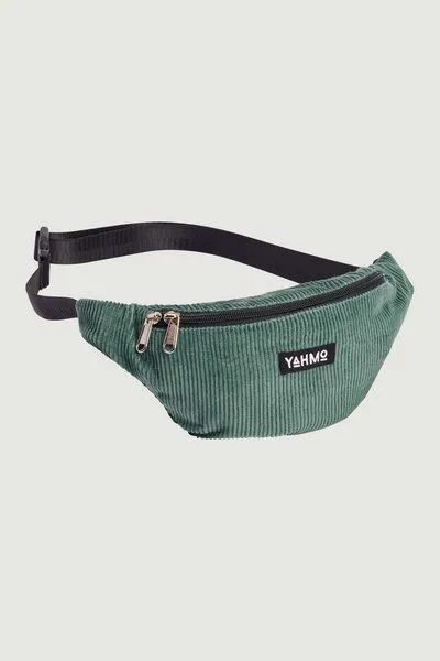 Yahmo Yahmo Fritzi Cord Bauchtasche, Teal (grün), – Produktbild 1 von 4