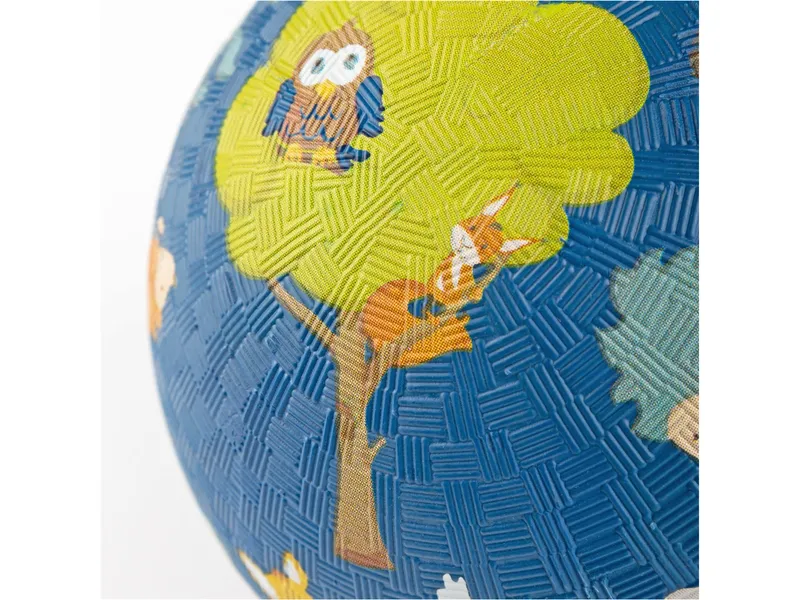 sigikid sigikid Kinderball Naturkautschuk Waldtiere Durchmesser ca. 17 cm, Blau, mehrfarbig, – Produktbild 2 von 3