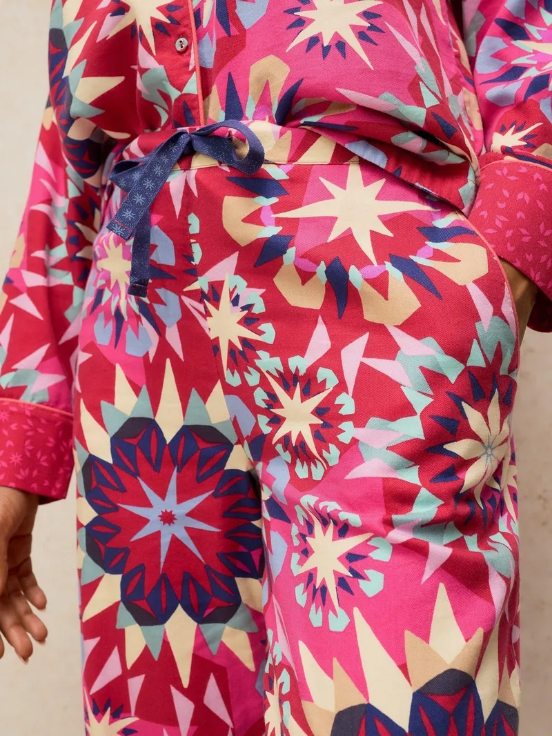 White Stuff White Stuff Pyjamahose Nina, Rot print, – Produktbild 2 von 4