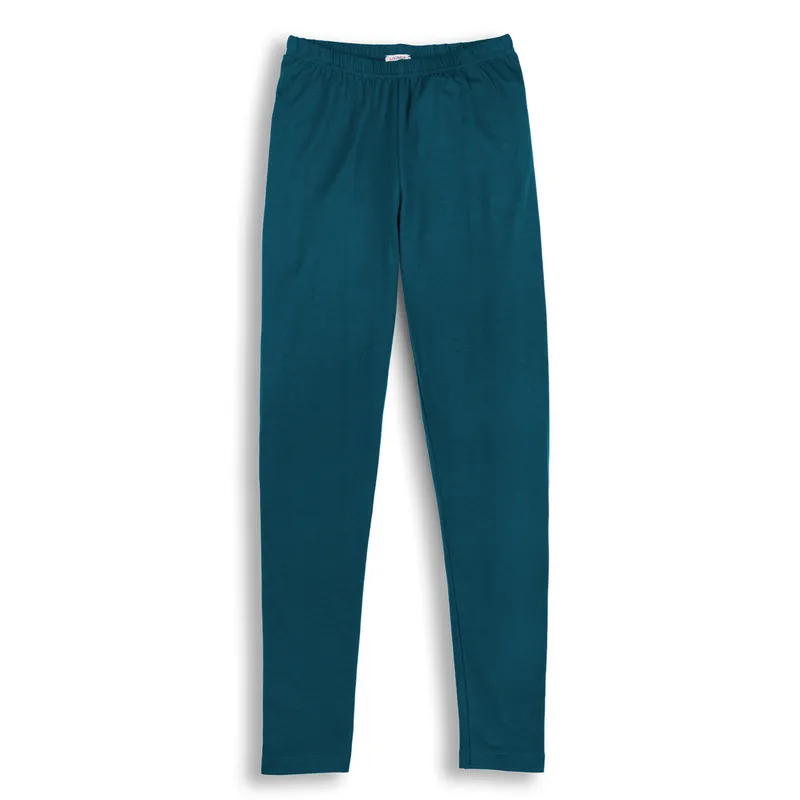 Living Crafts LIVING CRAFTS - Damen Leggings - Petrol (92% Bio-Baumwolle; 8% Elasthan (ROICA™V550)), Nachhaltige Mode, Bio Bekleidung, Petrol, – Produktbild 1 von 2