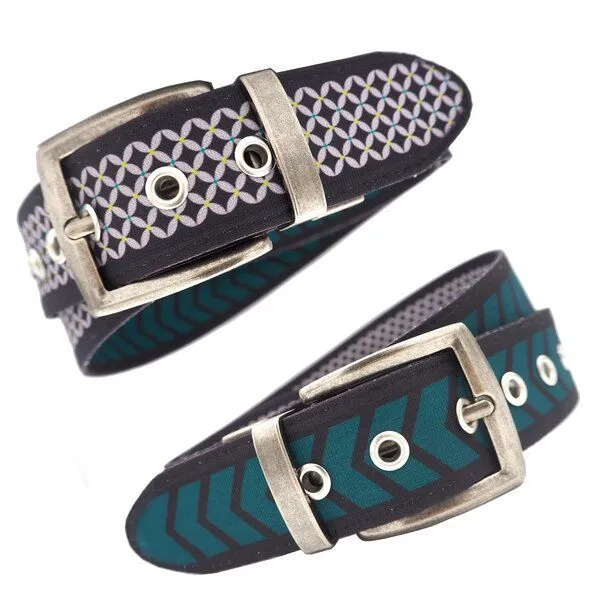 Seegarn Seegarn - Gürtel / Wendegürtel SeeFang 4cm, Antik silber, – Produktbild 1 von 4