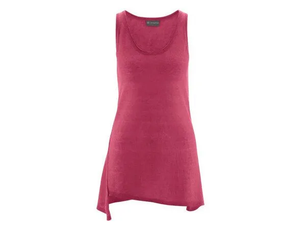 HempAge HempAge Damen asymmetrisches Top 100% Hanf, Sangria(rot), – Produktbild 2 von 3
