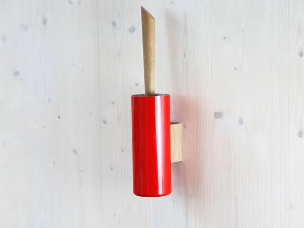 werkvoll by Lena Peter werkvoll by Lena Peter Holz Wand WC-Bürste FIRE, Rot, – Produktbild 1 von 4