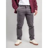 Flax and Loom Flax and Loom Regular Fit Chino, Dark grey (grau), – Produktbild 3 von 5