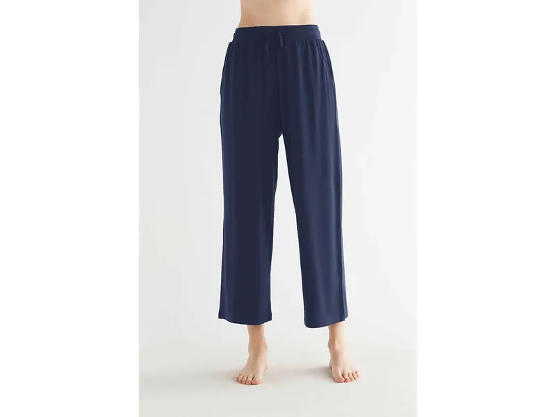 True North TRUE NORTH Damen-7/8-Hose mit weitem Bein, navy, Gr. S – Produktbild 1 von 7