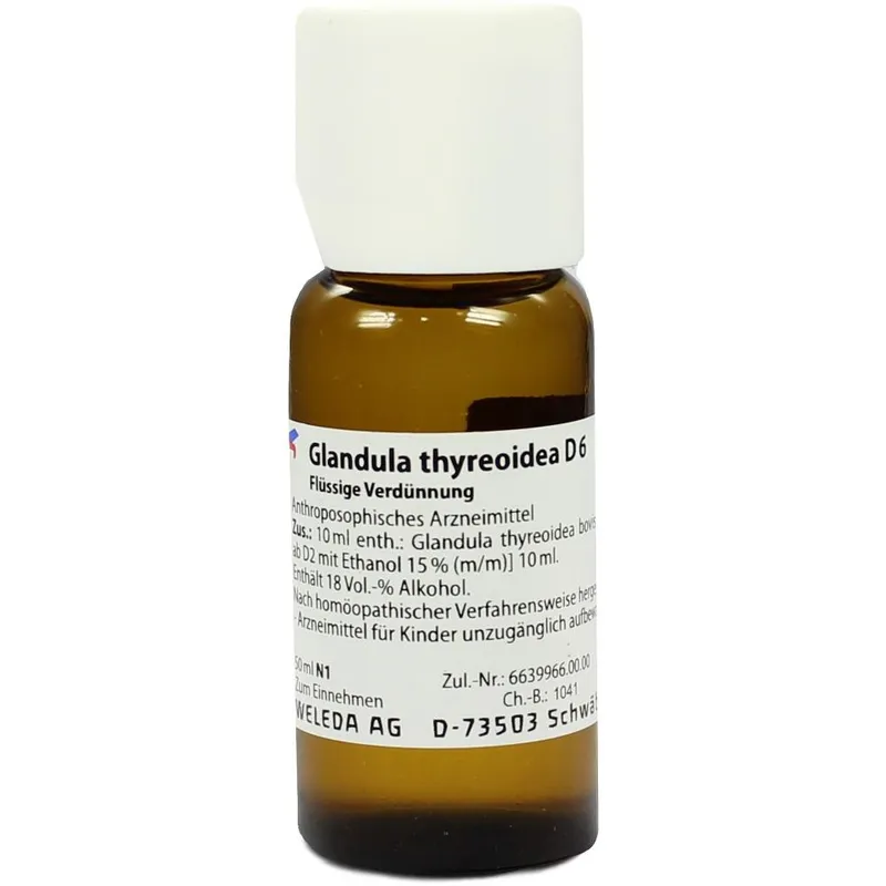 Weleda WELEDA GLANDULA THYREOIDEA D 6 Dilution 50 ml Dilution – Produktbild 1 von 1