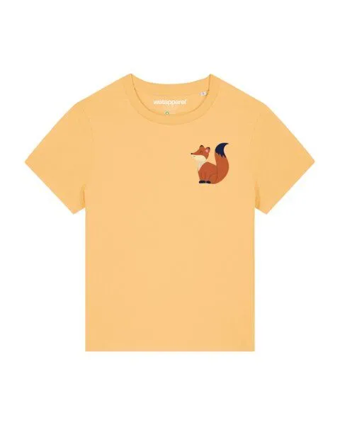 watapparel watapparel T-Shirt Frauen Cute Fox, Nispero, – Produktbild 1 von 3